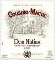 COUSIÑO-MACUL DON MATIAS