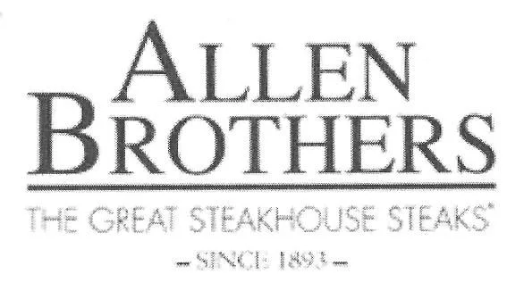 ALLEN BROTHERS THE GREAT STEAKHOUSE STEAKS SINCE 1893