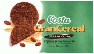 COSTA GRAN CEREAL FIBRA DE CACAO