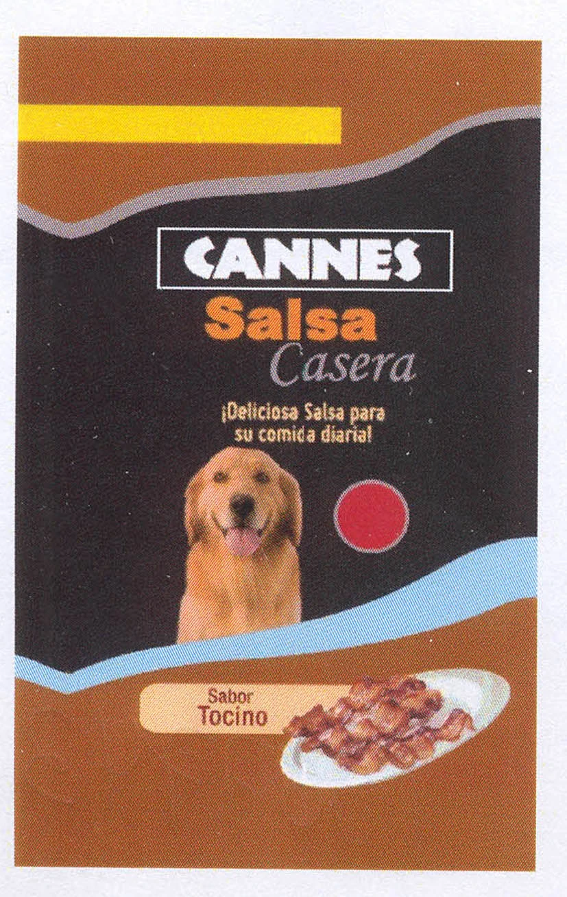 CANNES SALSA CASERA ¡DELICIOSA SALSA PARA SU COMIDA DIARIA! SABOR TOCINO