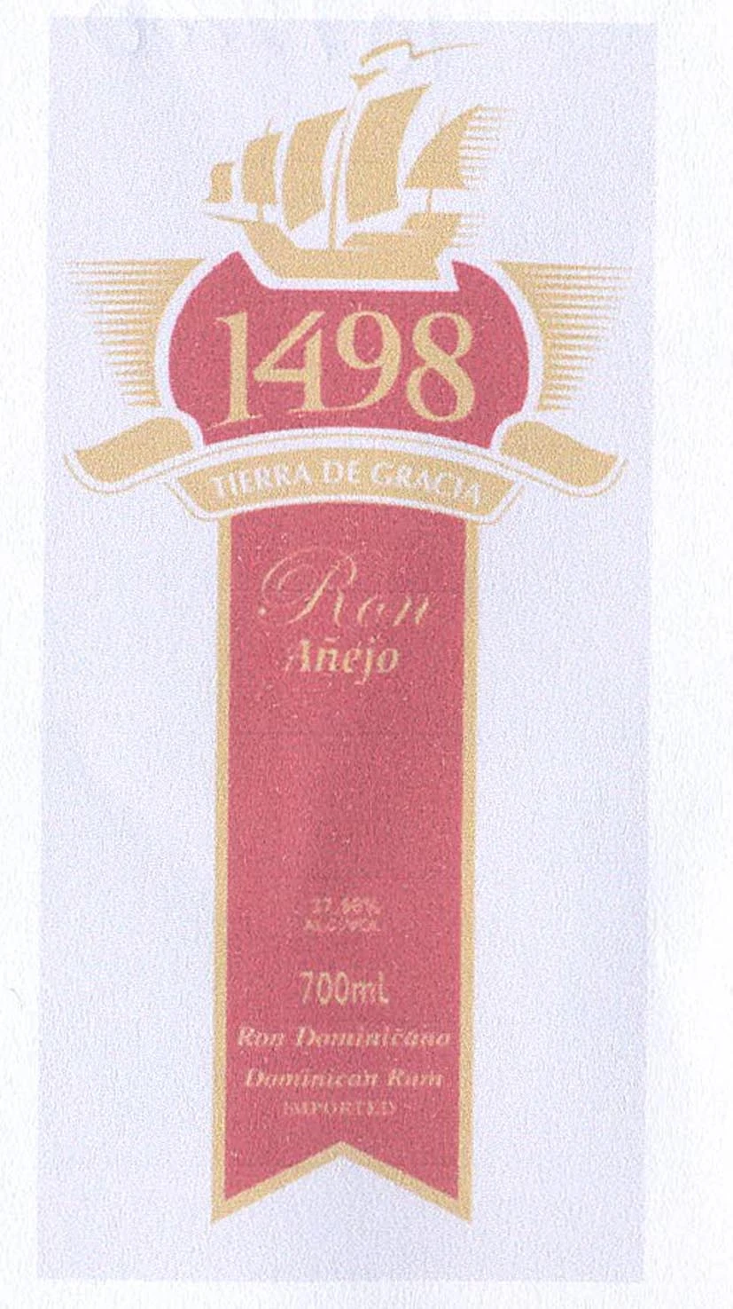 1498 TIERRA DE GRACIA RON AÑEJO