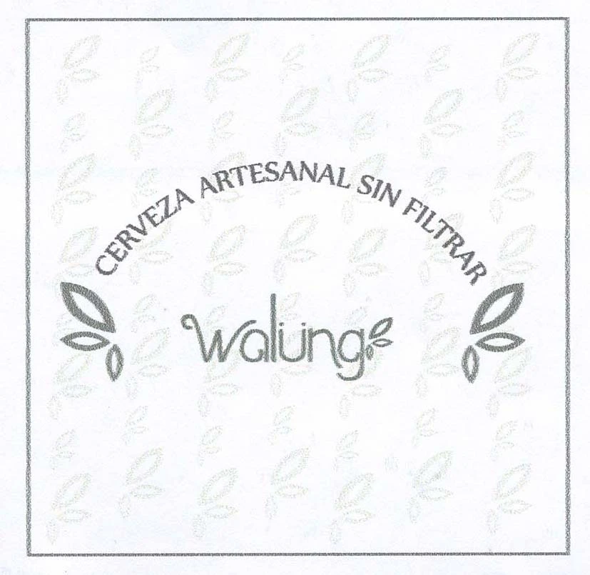 CERVEZA ARTESANAL SIN FILTRAR WALÜNG