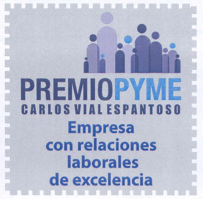 PREMIO PYME CARLOS VIAL ESPANTOSO EMPRESA CON RELACIONES LABORALES DE EXCELENCIA