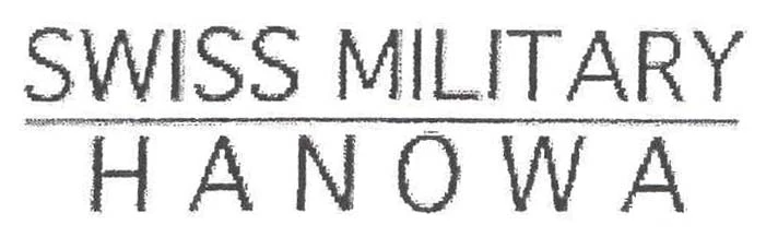 SWISS MILITARY HANOWA