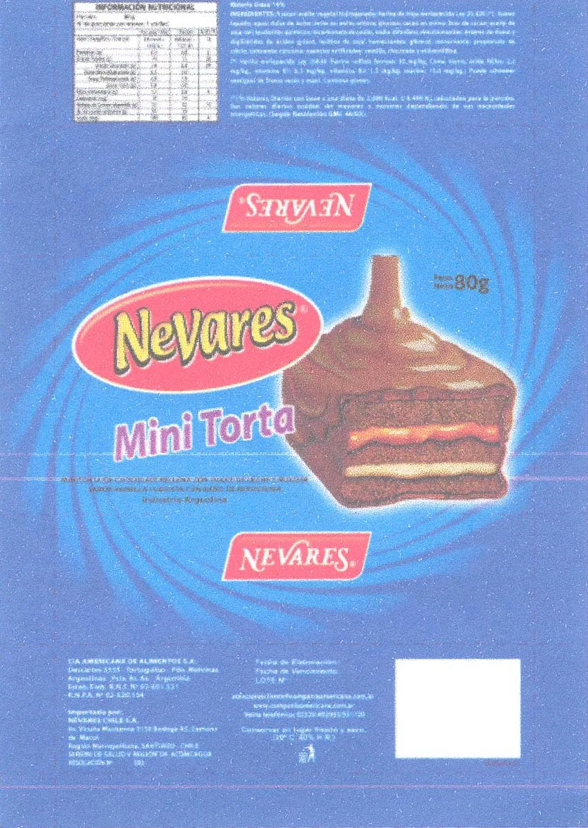 NEVARES MINI TORTA