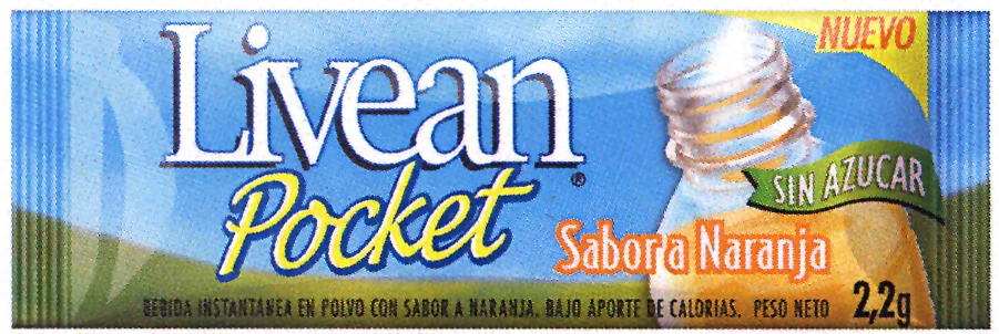 LIVEAN POCKET SABOR A NARANJA