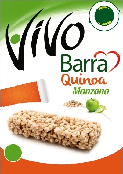 VIVO BARRA QUINOA MANZANA