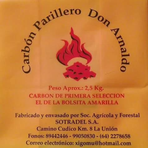 CARBÓN PARRILLERO DON ARNALDO