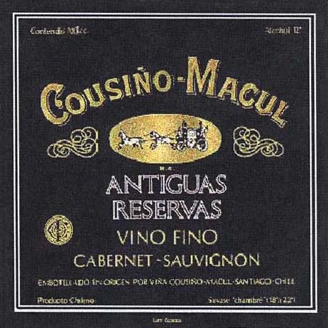 ANTIGUAS RESERVAS COUSIÑO MACUL