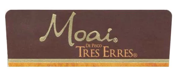 MOAI DE PISCO TRES ERRES