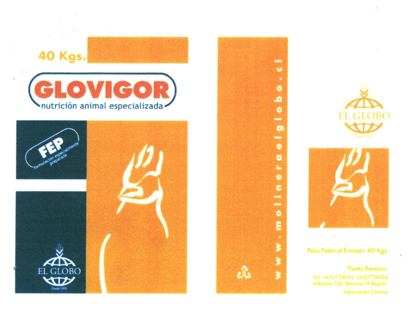 GLOVIGOR NUTRICION ANIMAL ESPECIALIZADA FEP