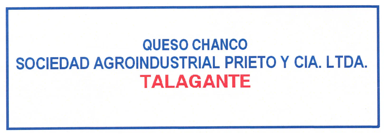 SOCIEDAD AGROINDUSTRIAL PRIETO Y CIA. LTDA. TALAGANTE