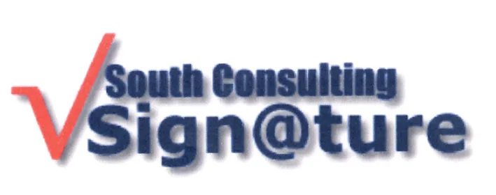 SOUTH CONSULTING SIGNATURE
