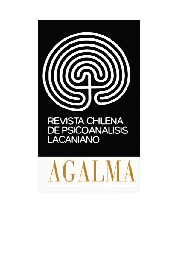 REVISTA CHILENA DE PSICOANÁLISIS LACANIANO AGALMA
