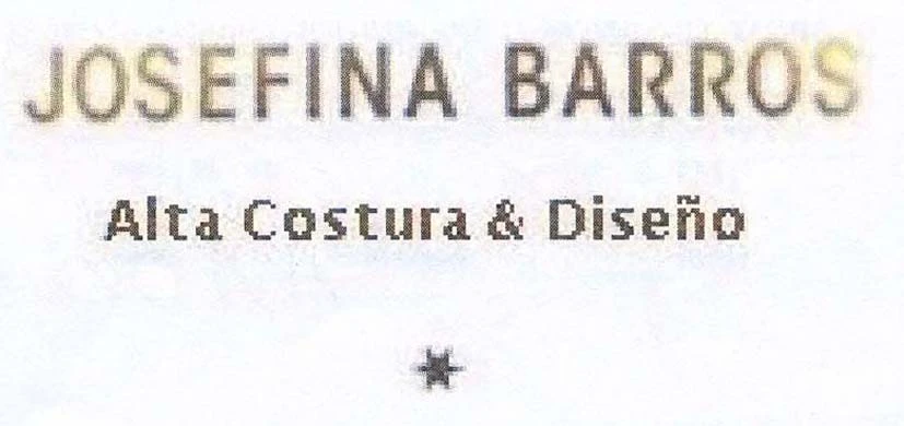 JOSEFINA BARROS ALTA COSTURA & DISEÑO