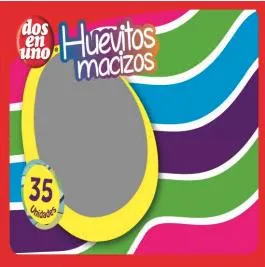 DOS EN UNO Huevitos macizos 35 Unidades