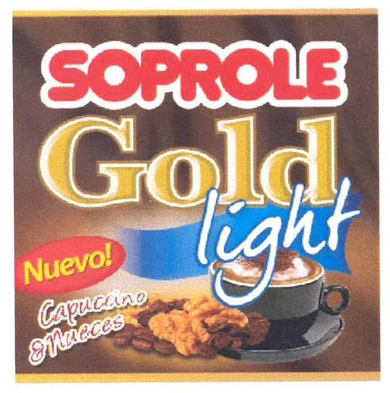 NUEVO! SOPROLE GOLD LIGHT CAPUCCINO & NUECES
