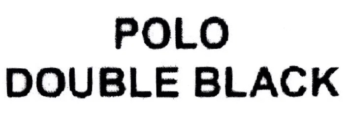 POLO DOUBLE BLACK