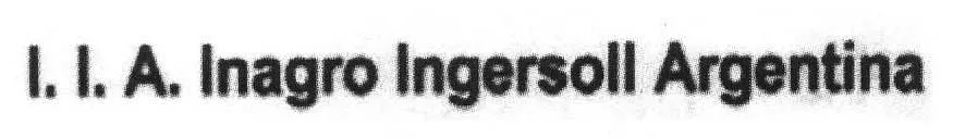 I.I.A. INAGRO INGERSOLL ARGENTINA