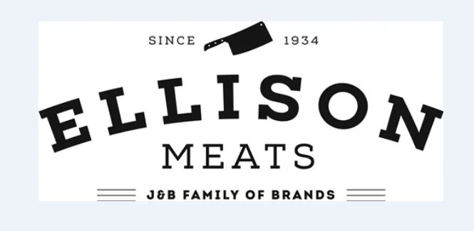 SINCE 1934 ELLISON MEATS J & B FAMILY OF BRANDS
