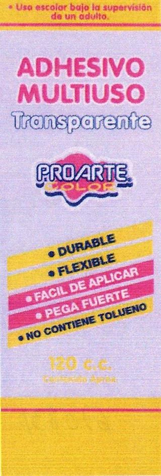 ADHESIVO MULTIUSO PROARTE COLOR