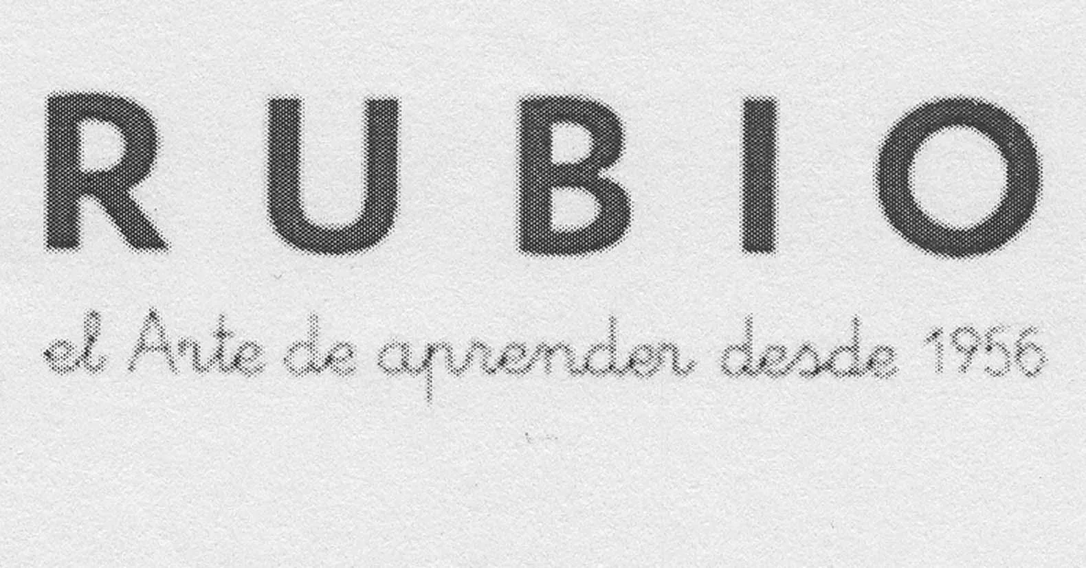 RUBIO EL ARTE DE APRENDER DESDE 1956