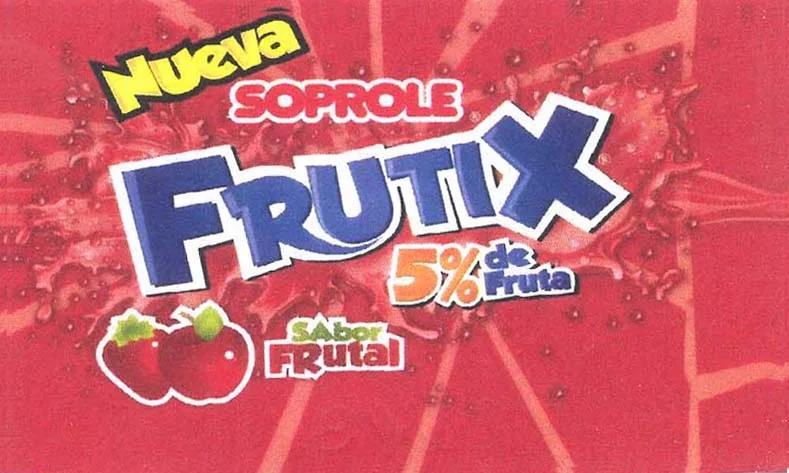 NUEVA SOPROLE FRUTIX 5% DE FRUTA SABOR FRUTAL