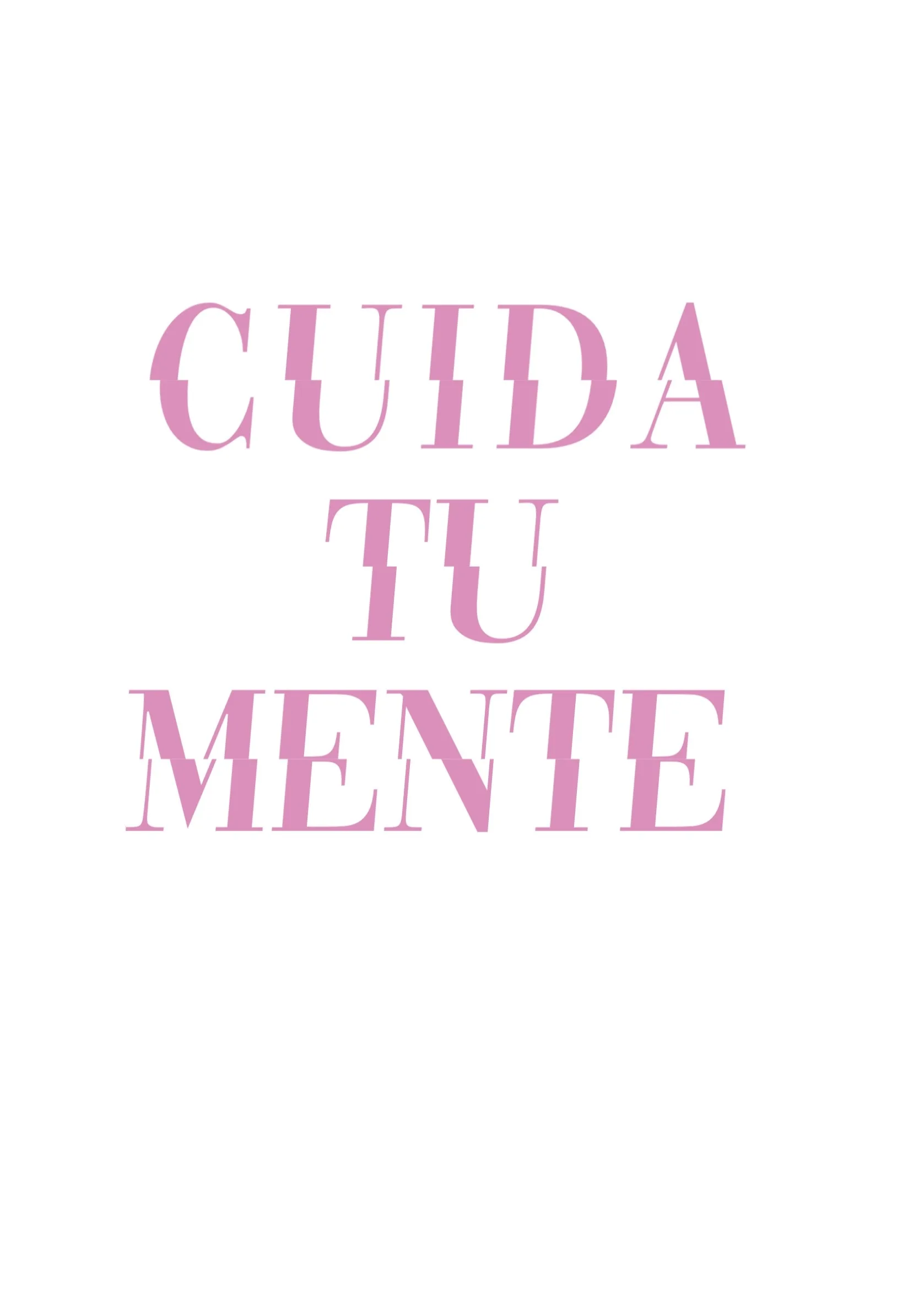 CUIDA TU MENTE