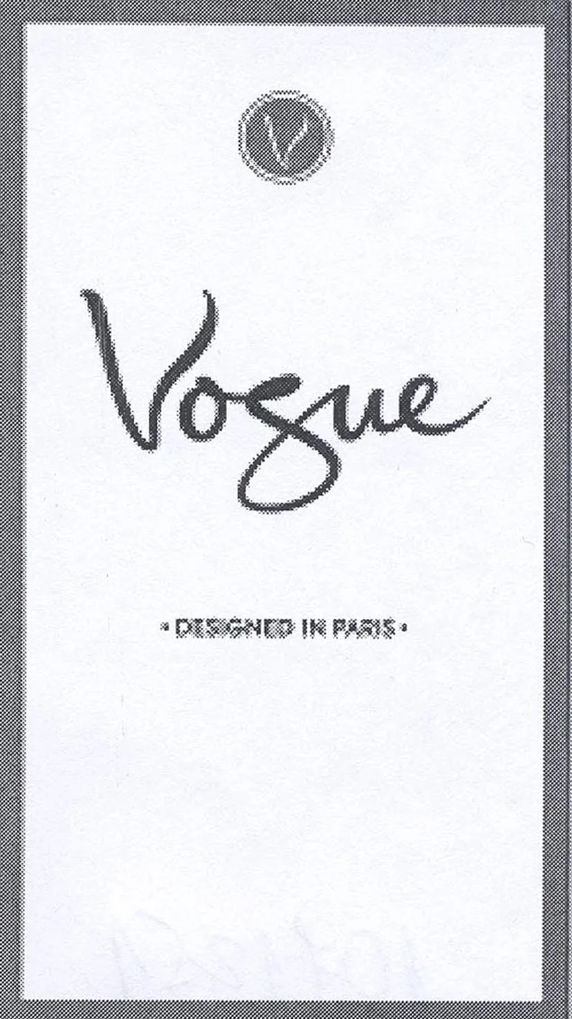 V VOGUE DESIGNED IN PARIS