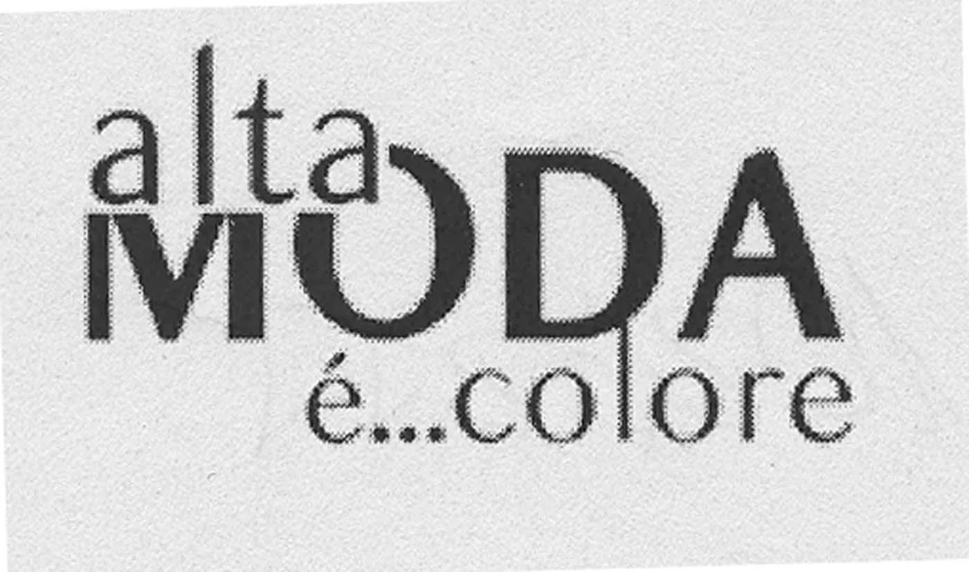 ALTA MODA É... COLORE
