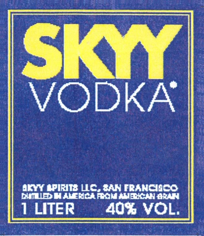 SKYY VODKA