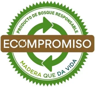 ECOMPROMISO PRODUCTO DE BOSQUE RESPONSABLE MADERA QUE DA VIDA