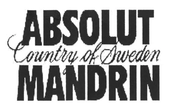 ABSOLUT COUNTRY OF SWEDEN MANDRIN