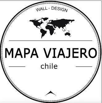 WALL DESIGN MAPA VIAJERO Chile