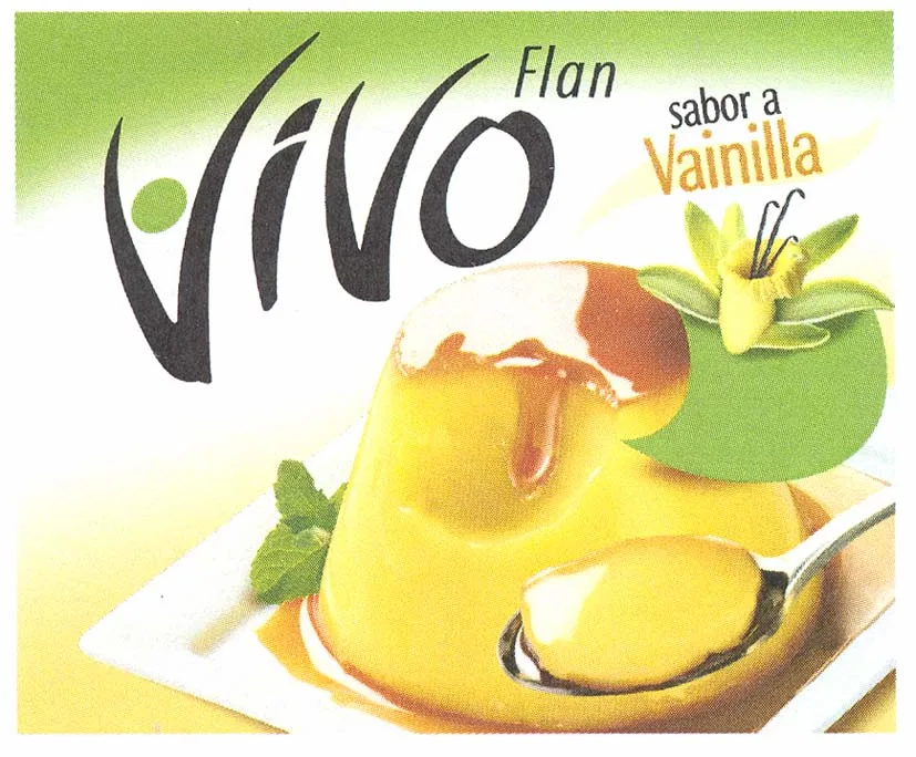 VIVO FLAN SABOR A VAINILLA