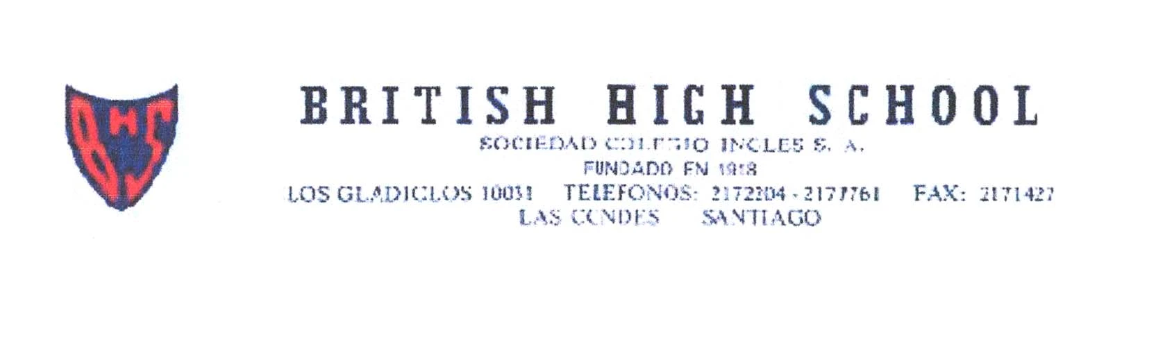 BHS BRITISH HIGH SCHOOL