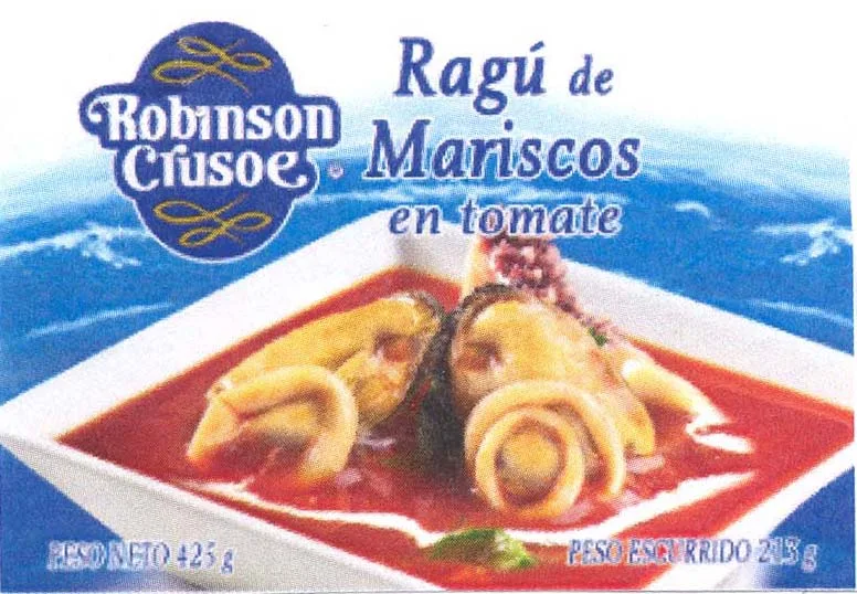 ROBINSON CRUSOE RAGU DE MARISCOS EN TOMATE