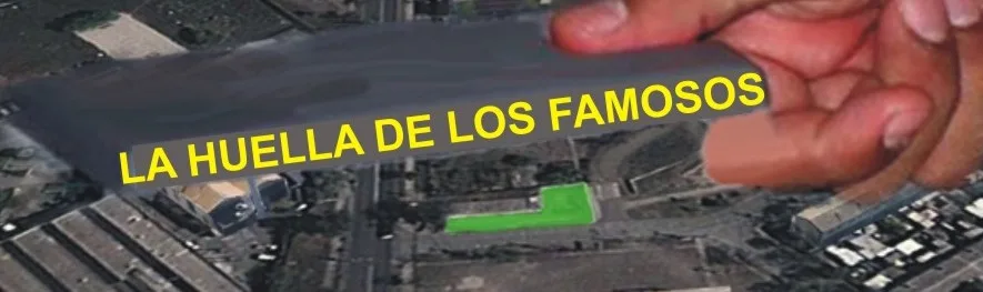 La huella de los famosos