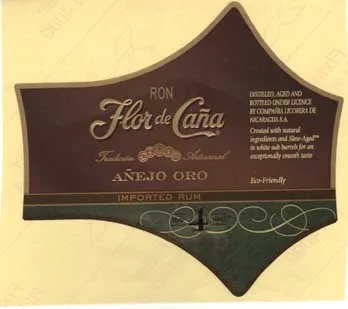 RON FLOR DE CAÑA AÑEJO ORO
