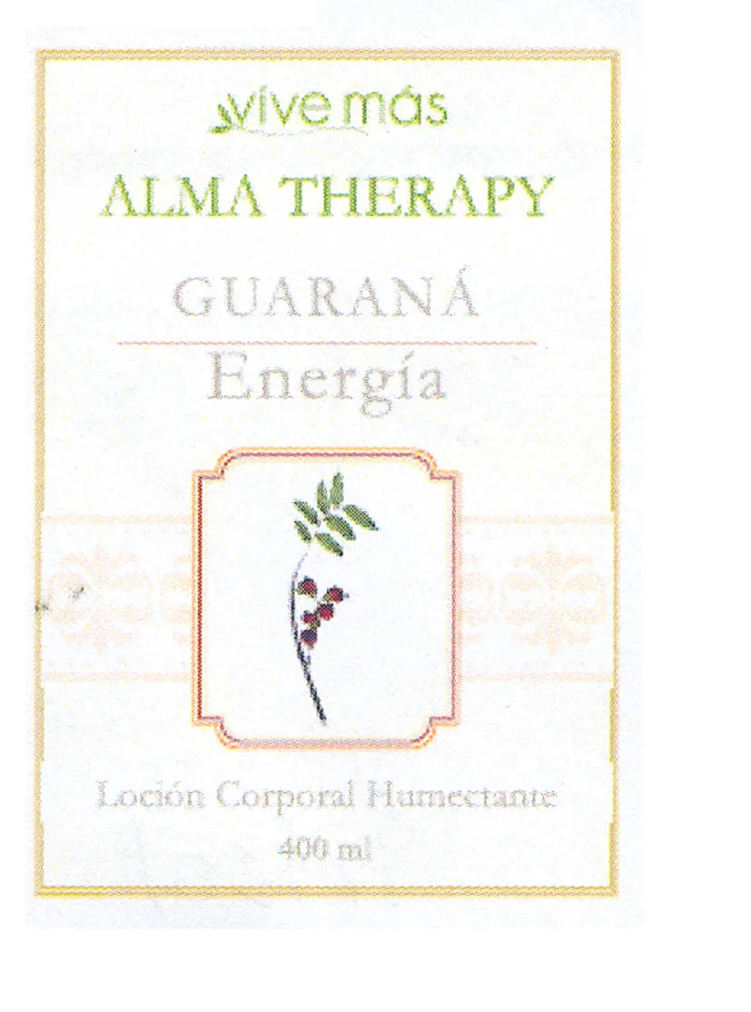 VIVE MAS ALMA THERAPY GUARANA ENERGIA
