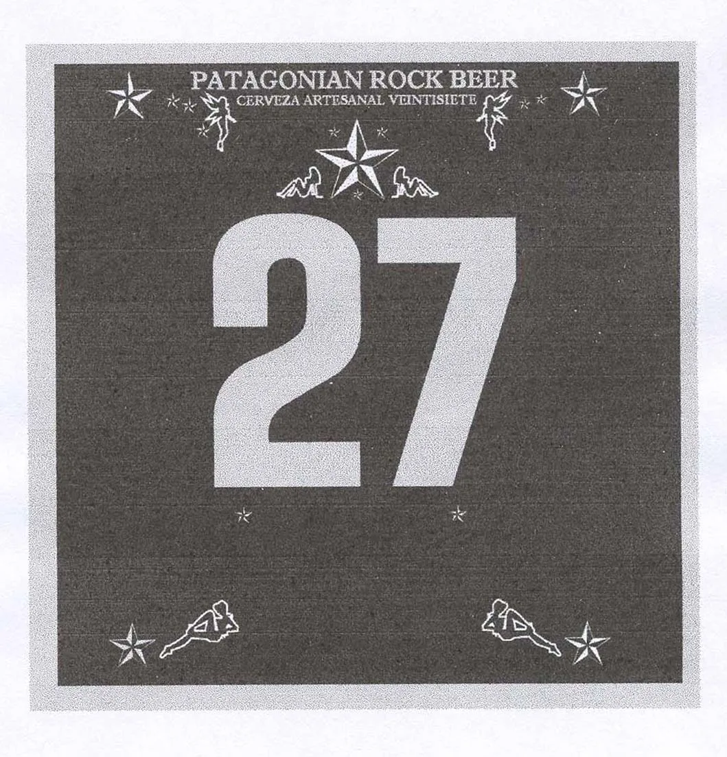 PATAGONIAN ROCK BEER CERVEZA ARTESANAL VEINTISIETE 27