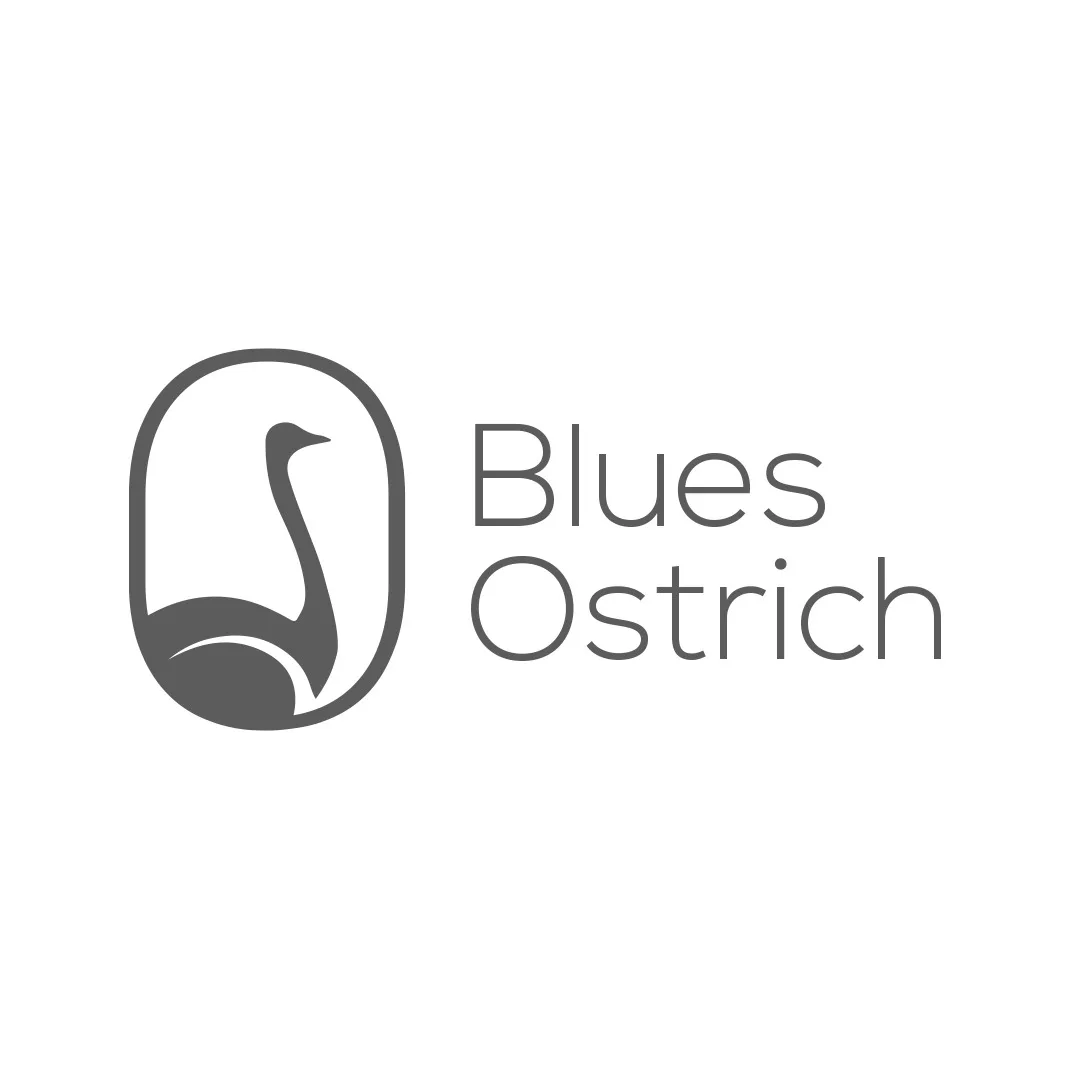Blues ostrich