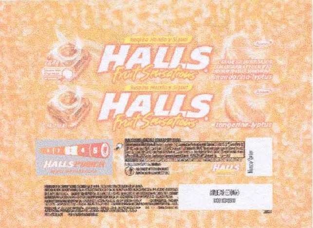 HALLS FRUIT SENSATIONS
