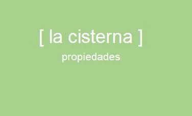 LA CISTERNA PROPIEDADES