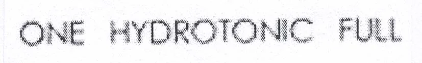 ONE HYDROTONIC FULL