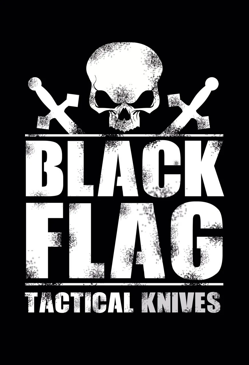 Black flag tactical knives