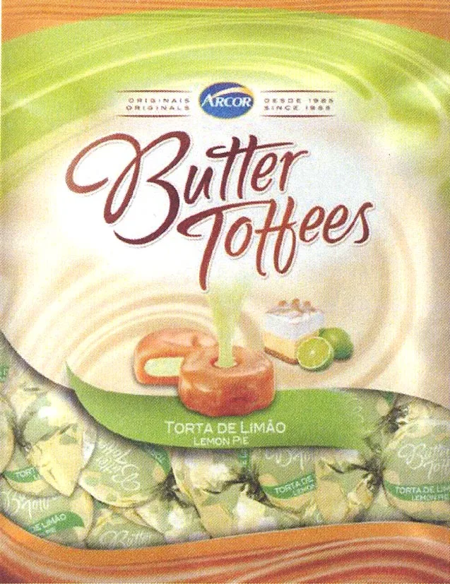 ARCOR BUTTER TOFFEES TORTA DE LIMAO