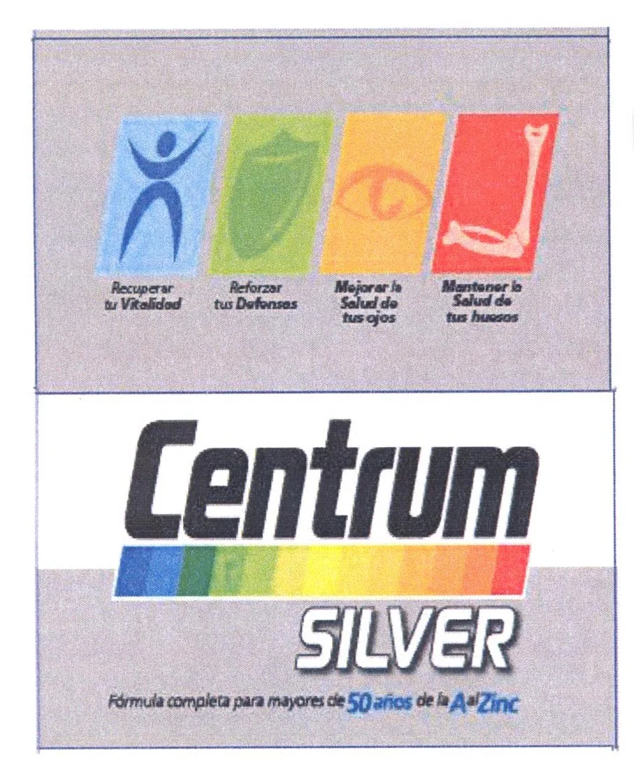 CENTRUM SILVER  FORMULA COMPLETA PARA MAYORES DE 50 AÑOS DE LA A AL ZINC