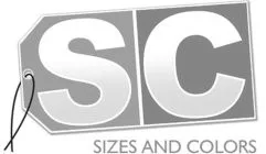 SC SIZES AND COLORS