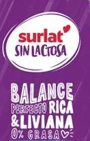 SURLAT SIN LACTOSA BALANCE PERFECTO RICA & LIVIANA 0% GRASA